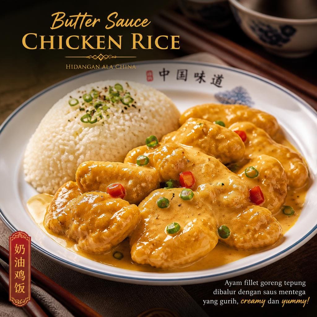 Butter Sauce Chicken Rice D’ Cost Seafood